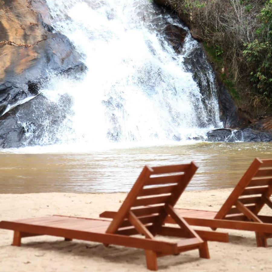 CASA LUXO-água quente-banheira-lareira-cachoeira. Pedra Azul  Exterior foto